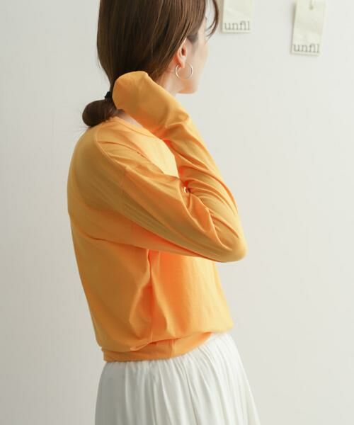 URBAN RESEARCH DOORS / アーバンリサーチ ドアーズ Tシャツ | 『別注』unfil×DOORS　high twist cotton L/S t-shirts | 詳細4