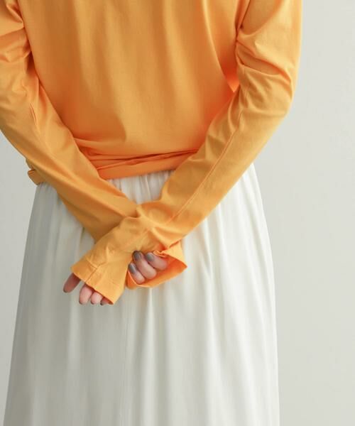 URBAN RESEARCH DOORS / アーバンリサーチ ドアーズ Tシャツ | 『別注』unfil×DOORS　high twist cotton L/S t-shirts | 詳細5