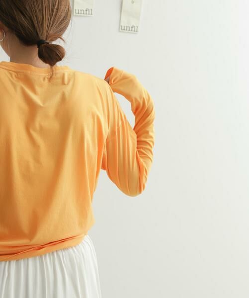 URBAN RESEARCH DOORS / アーバンリサーチ ドアーズ Tシャツ | 『別注』unfil×DOORS　high twist cotton L/S t-shirts | 詳細6