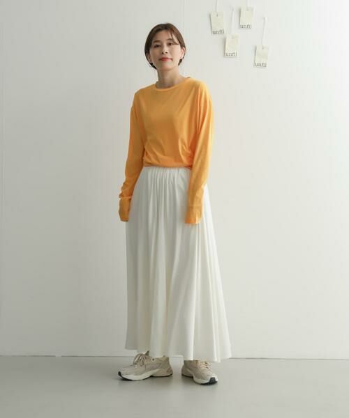 URBAN RESEARCH DOORS / アーバンリサーチ ドアーズ Tシャツ | 『別注』unfil×DOORS　high twist cotton L/S t-shirts | 詳細8