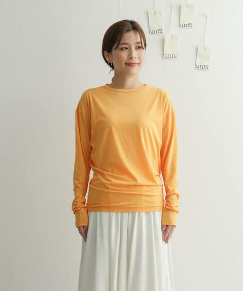 URBAN RESEARCH DOORS / アーバンリサーチ ドアーズ Tシャツ | 『別注』unfil×DOORS　high twist cotton L/S t-shirts | 詳細9