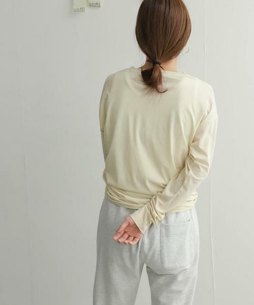 URBAN RESEARCH DOORS / アーバンリサーチ ドアーズ Tシャツ | 『別注』unfil×DOORS　high twist cotton L/S t-shirts | 詳細29