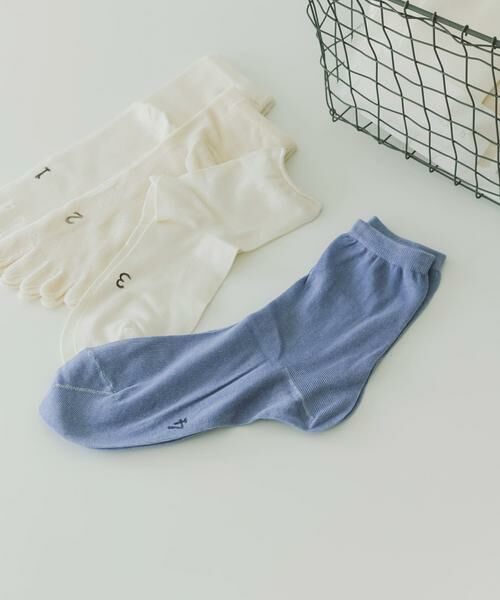 URBAN RESEARCH DOORS / アーバンリサーチ ドアーズ その他雑貨 | 『WEB限定』meri ja kuu　4足セット カラーコットンソックス | 詳細11