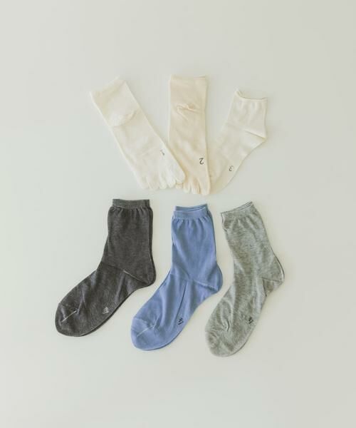 URBAN RESEARCH DOORS / アーバンリサーチ ドアーズ その他雑貨 | 『WEB限定』meri ja kuu　4足セット カラーコットンソックス | 詳細12