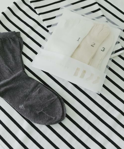 URBAN RESEARCH DOORS / アーバンリサーチ ドアーズ その他雑貨 | 『WEB限定』meri ja kuu　4足セット カラーコットンソックス | 詳細18
