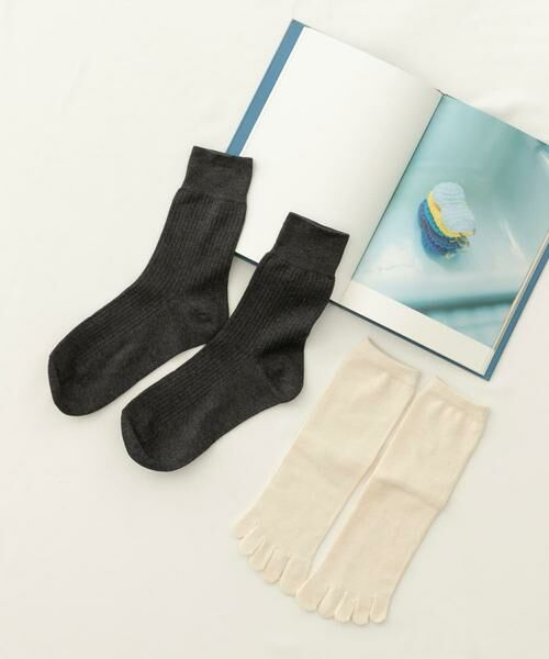 URBAN RESEARCH DOORS / アーバンリサーチ ドアーズ その他雑貨 | meri ja kuu　2足セット シルクコットン | 詳細7