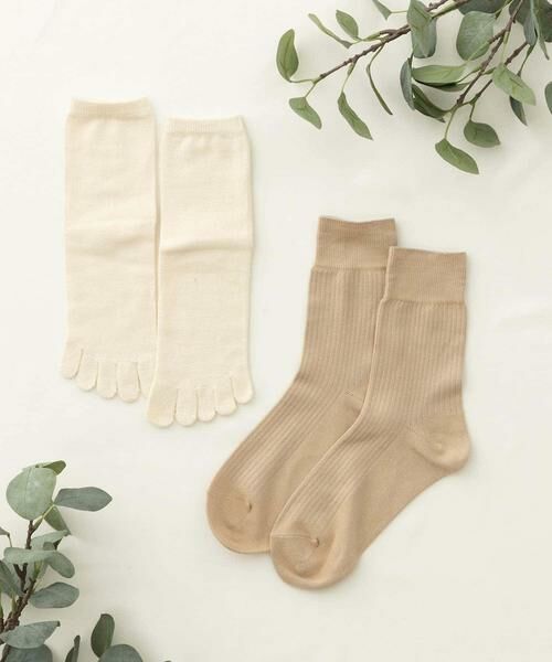 URBAN RESEARCH DOORS / アーバンリサーチ ドアーズ その他雑貨 | meri ja kuu　2足セット シルクコットン | 詳細15