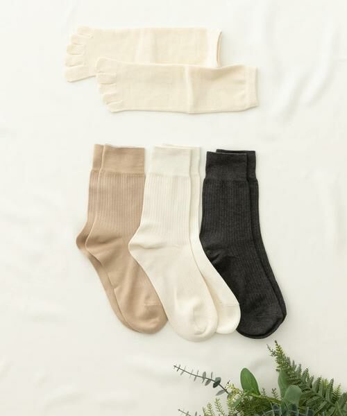 URBAN RESEARCH DOORS / アーバンリサーチ ドアーズ その他雑貨 | meri ja kuu　2足セット シルクコットン | 詳細16