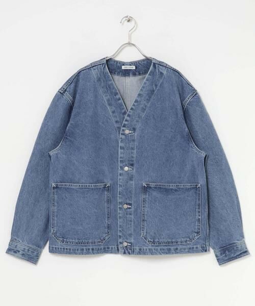 URBAN RESEARCH DOORS / アーバンリサーチ ドアーズ Gジャン・デニムジャケット | FORK&SPOON　JFデニムノーカラージャケット | 詳細8