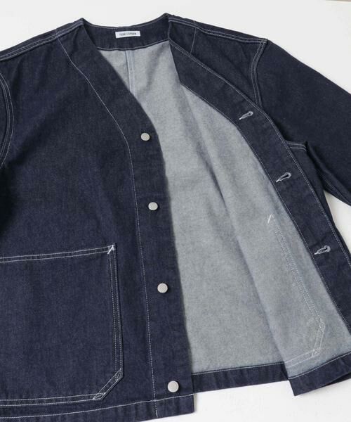 URBAN RESEARCH DOORS / アーバンリサーチ ドアーズ Gジャン・デニムジャケット | FORK&SPOON　JFデニムノーカラージャケット | 詳細17