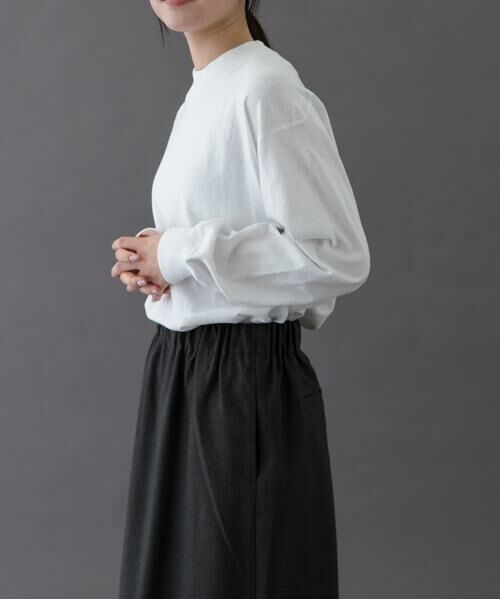 URBAN RESEARCH DOORS / アーバンリサーチ ドアーズ Tシャツ | FORK&SPOON　リサイクルコットンロングスリーブTシャツ | 詳細1