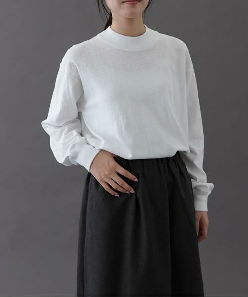 URBAN RESEARCH DOORS / アーバンリサーチ ドアーズ Tシャツ | FORK&SPOON　リサイクルコットンロングスリーブTシャツ | 詳細2