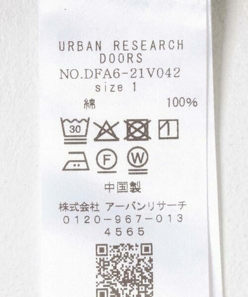 URBAN RESEARCH DOORS / アーバンリサーチ ドアーズ Tシャツ | FORK&SPOON　リサイクルコットンロングスリーブTシャツ | 詳細10