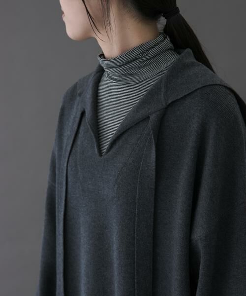 URBAN RESEARCH DOORS / アーバンリサーチ ドアーズ Tシャツ | FORK&SPOON　ベア天竺タートルネックカットソー | 詳細8