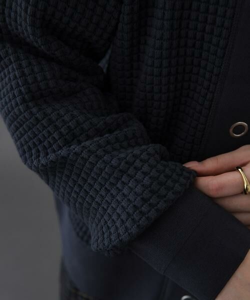 URBAN RESEARCH DOORS / アーバンリサーチ ドアーズ カーディガン・ボレロ | FORK&SPOON　ワッフルカーディガン | 詳細5