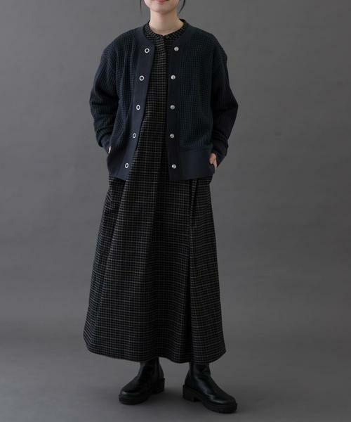 URBAN RESEARCH DOORS / アーバンリサーチ ドアーズ カーディガン・ボレロ | FORK&SPOON　ワッフルカーディガン | 詳細6