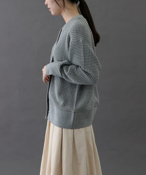 URBAN RESEARCH DOORS / アーバンリサーチ ドアーズ カーディガン・ボレロ | FORK&SPOON　ワッフルカーディガン | 詳細14