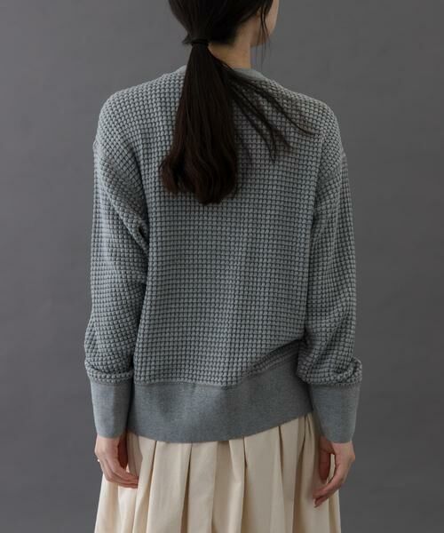 URBAN RESEARCH DOORS / アーバンリサーチ ドアーズ カーディガン・ボレロ | FORK&SPOON　ワッフルカーディガン | 詳細15