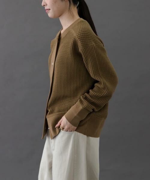 URBAN RESEARCH DOORS / アーバンリサーチ ドアーズ カーディガン・ボレロ | FORK&SPOON　ワッフルカーディガン | 詳細21