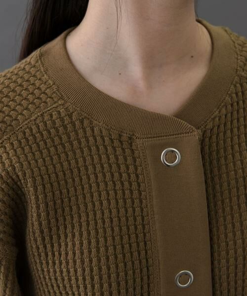 URBAN RESEARCH DOORS / アーバンリサーチ ドアーズ カーディガン・ボレロ | FORK&SPOON　ワッフルカーディガン | 詳細25
