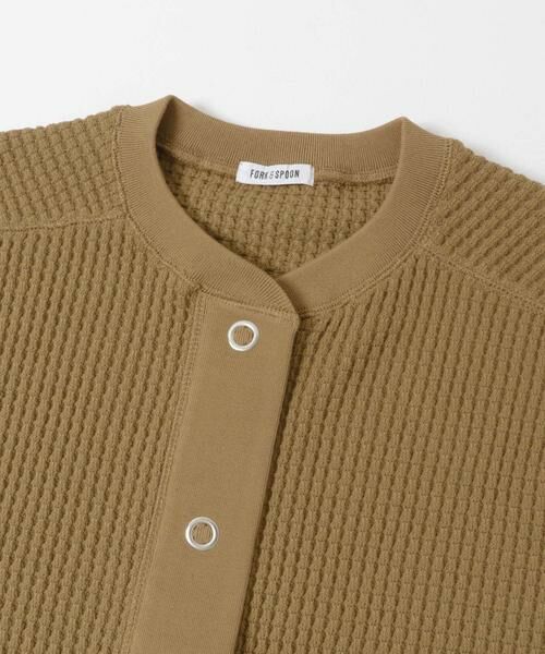 URBAN RESEARCH DOORS / アーバンリサーチ ドアーズ カーディガン・ボレロ | FORK&SPOON　ワッフルカーディガン | 詳細28