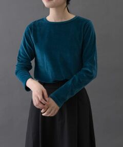 URBAN RESEARCH DOORS / アーバンリサーチ ドアーズ Tシャツ | FORK&SPOON　ベロアロングスリーブTシャツ