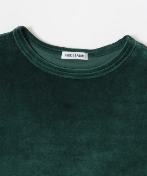 URBAN RESEARCH DOORS / アーバンリサーチ ドアーズ Tシャツ | FORK&SPOON　ベロアロングスリーブTシャツ | 詳細7