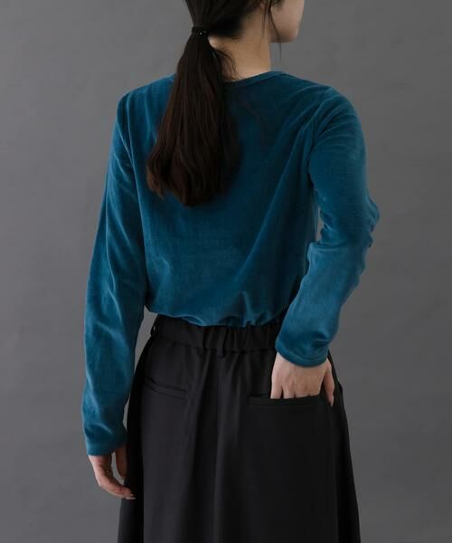 URBAN RESEARCH DOORS / アーバンリサーチ ドアーズ Tシャツ | FORK&SPOON　ベロアロングスリーブTシャツ | 詳細10