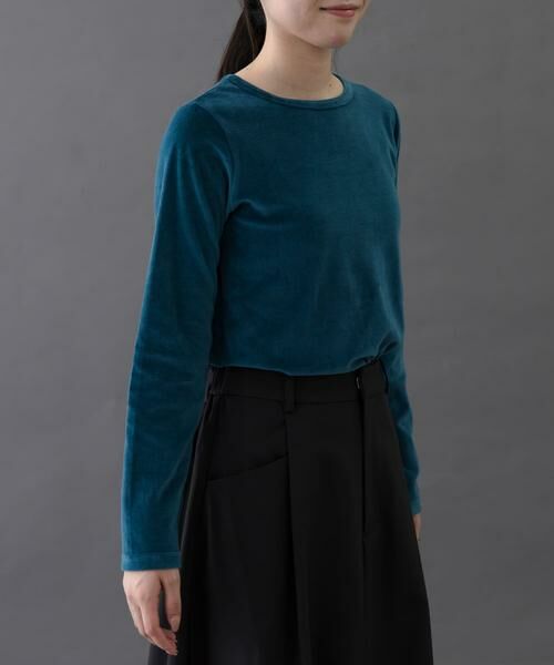 URBAN RESEARCH DOORS / アーバンリサーチ ドアーズ Tシャツ | FORK&SPOON　ベロアロングスリーブTシャツ | 詳細11