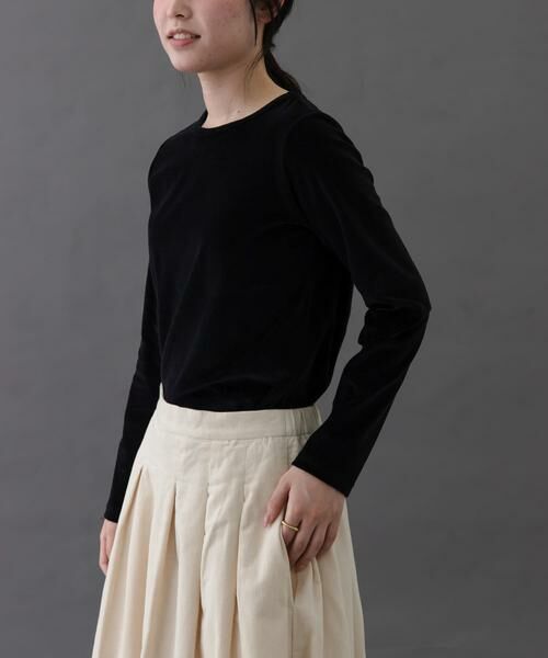 URBAN RESEARCH DOORS / アーバンリサーチ ドアーズ Tシャツ | FORK&SPOON　ベロアロングスリーブTシャツ | 詳細17