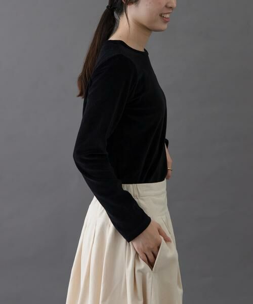 URBAN RESEARCH DOORS / アーバンリサーチ ドアーズ Tシャツ | FORK&SPOON　ベロアロングスリーブTシャツ | 詳細19