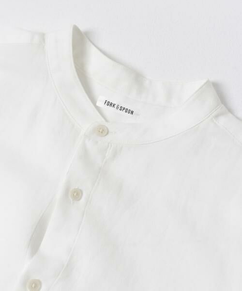 URBAN RESEARCH DOORS / アーバンリサーチ ドアーズ シャツ・ブラウス | FORK&SPOON　バンドカラーダブルクロスシャツ | 詳細10