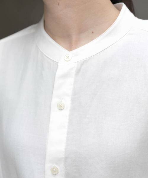 URBAN RESEARCH DOORS / アーバンリサーチ ドアーズ シャツ・ブラウス | FORK&SPOON　バンドカラーダブルクロスシャツ | 詳細7