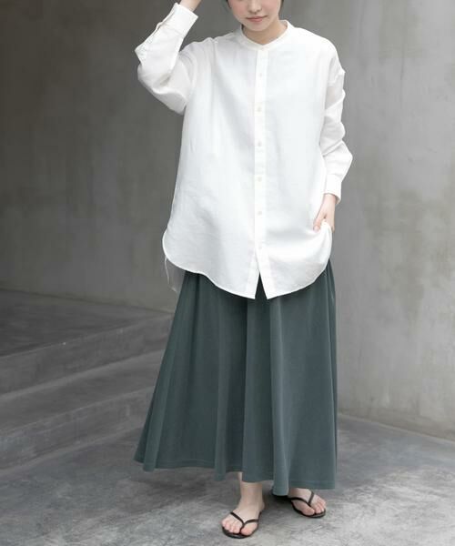 URBAN RESEARCH DOORS / アーバンリサーチ ドアーズ シャツ・ブラウス | FORK&SPOON　バンドカラーダブルクロスシャツ | 詳細8