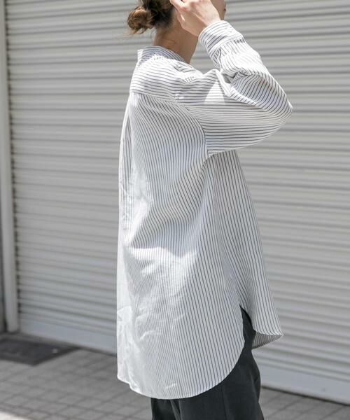 URBAN RESEARCH DOORS / アーバンリサーチ ドアーズ シャツ・ブラウス | FORK&SPOON　バンドカラーダブルクロスシャツ | 詳細11