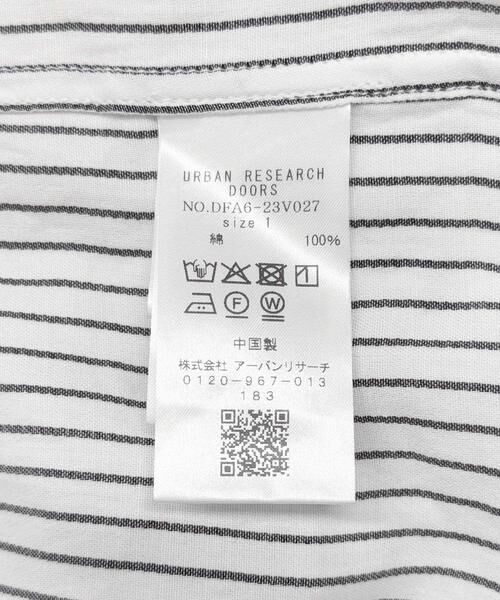 URBAN RESEARCH DOORS / アーバンリサーチ ドアーズ シャツ・ブラウス | FORK&SPOON　バンドカラーダブルクロスシャツ | 詳細28