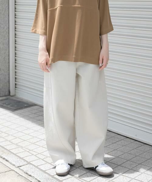 URBAN RESEARCH DOORS / アーバンリサーチ ドアーズ その他パンツ | FORK&SPOON　ガーメントダイツイルカーブパンツ | 詳細1