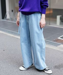 URBAN RESEARCH DOORS / アーバンリサーチ ドアーズ デニムパンツ | FORK&SPOON　JFデニムベルトセットルーズパンツ