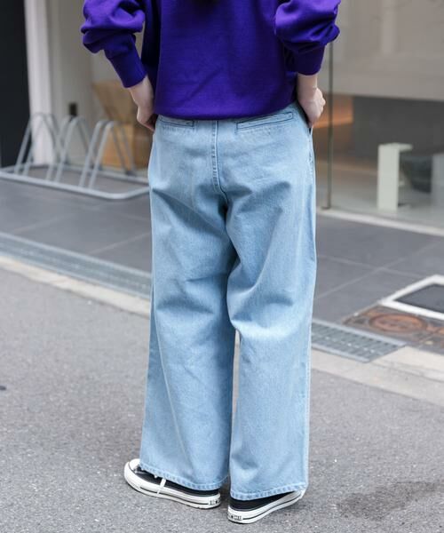 URBAN RESEARCH DOORS / アーバンリサーチ ドアーズ デニムパンツ | FORK&SPOON　JFデニムベルトセットルーズパンツ | 詳細2