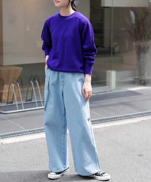 URBAN RESEARCH DOORS / アーバンリサーチ ドアーズ デニムパンツ | FORK&SPOON　JFデニムベルトセットルーズパンツ | 詳細4