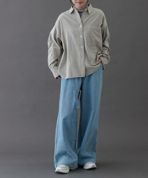 URBAN RESEARCH DOORS / アーバンリサーチ ドアーズ デニムパンツ | FORK&SPOON　JFデニムベルトセットルーズパンツ | 詳細7