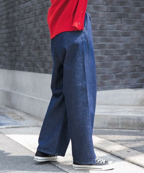 URBAN RESEARCH DOORS / アーバンリサーチ ドアーズ デニムパンツ | FORK&SPOON　JFデニムベルトセットルーズパンツ | 詳細11