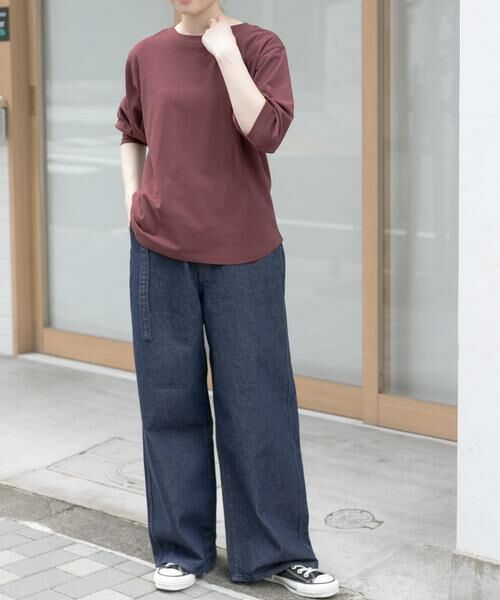 URBAN RESEARCH DOORS / アーバンリサーチ ドアーズ デニムパンツ | FORK&SPOON　JFデニムベルトセットルーズパンツ | 詳細15