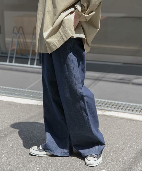 URBAN RESEARCH DOORS / アーバンリサーチ ドアーズ デニムパンツ | FORK&SPOON　JFデニムベルトセットルーズパンツ | 詳細18