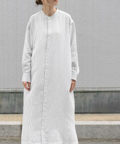 URBAN RESEARCH DOORS / アーバンリサーチ ドアーズ ワンピース | FORK&SPOON　バンドカラーダブルクロスシャツワンピース