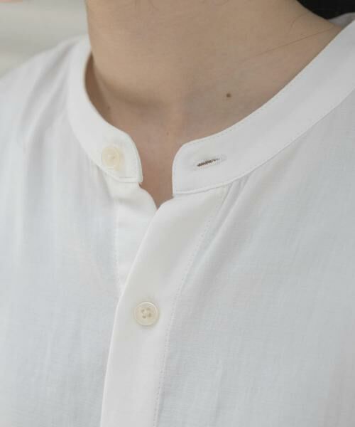 URBAN RESEARCH DOORS / アーバンリサーチ ドアーズ ワンピース | FORK&SPOON　バンドカラーダブルクロスシャツワンピース | 詳細1