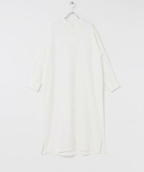 URBAN RESEARCH DOORS / アーバンリサーチ ドアーズ ワンピース | FORK&SPOON　バンドカラーダブルクロスシャツワンピース | 詳細12