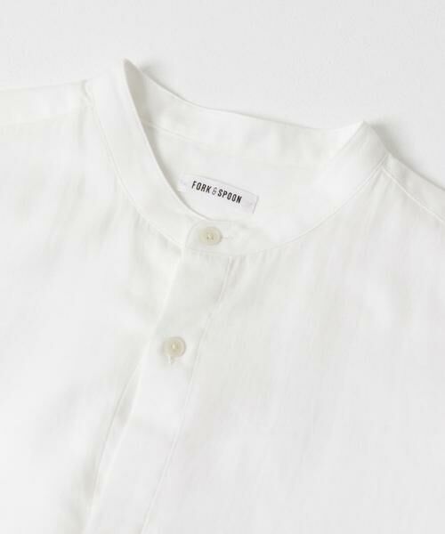 URBAN RESEARCH DOORS / アーバンリサーチ ドアーズ ワンピース | FORK&SPOON　バンドカラーダブルクロスシャツワンピース | 詳細13