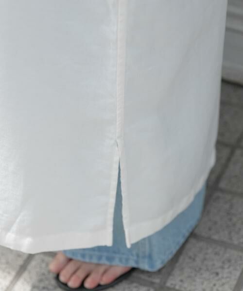 URBAN RESEARCH DOORS / アーバンリサーチ ドアーズ ワンピース | FORK&SPOON　バンドカラーダブルクロスシャツワンピース | 詳細2