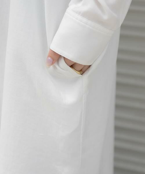 URBAN RESEARCH DOORS / アーバンリサーチ ドアーズ ワンピース | FORK&SPOON　バンドカラーダブルクロスシャツワンピース | 詳細3